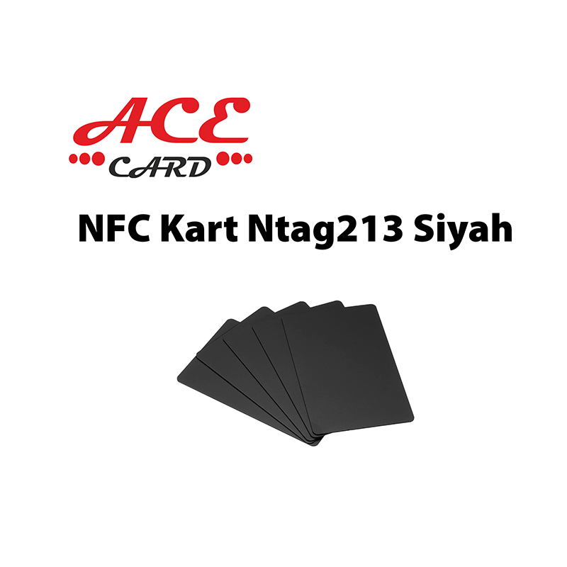  Nfc Kart Ntag 213 SİYAH 100 ADET